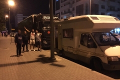 Eintracht Frankfurt Fans beim Finale in Baku