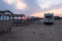 am Strand von Baku