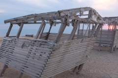 am Strand von Baku