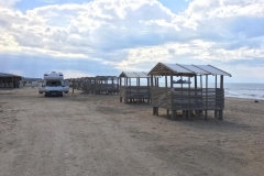 am Strand von Baku