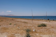 am Strand von Baku
