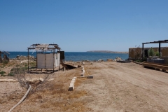 am Strand von Baku