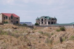 am Strand von Baku