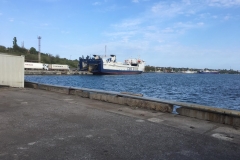 Warten auf die Fähre in Odessa