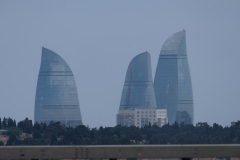 Blick auf Baku