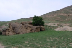 Schlafplatz bei Uplisziche  - Höhlenstadt in Georgien