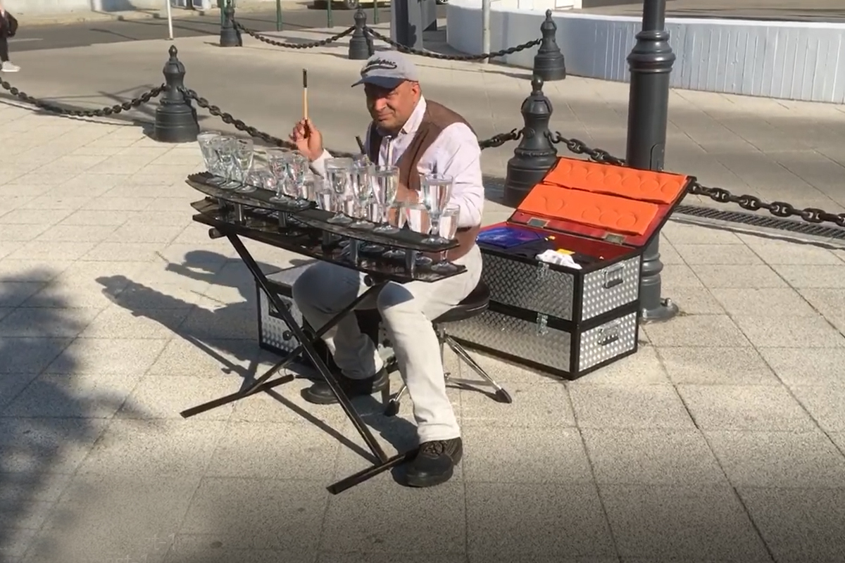 Straßenmusiker in Budapest