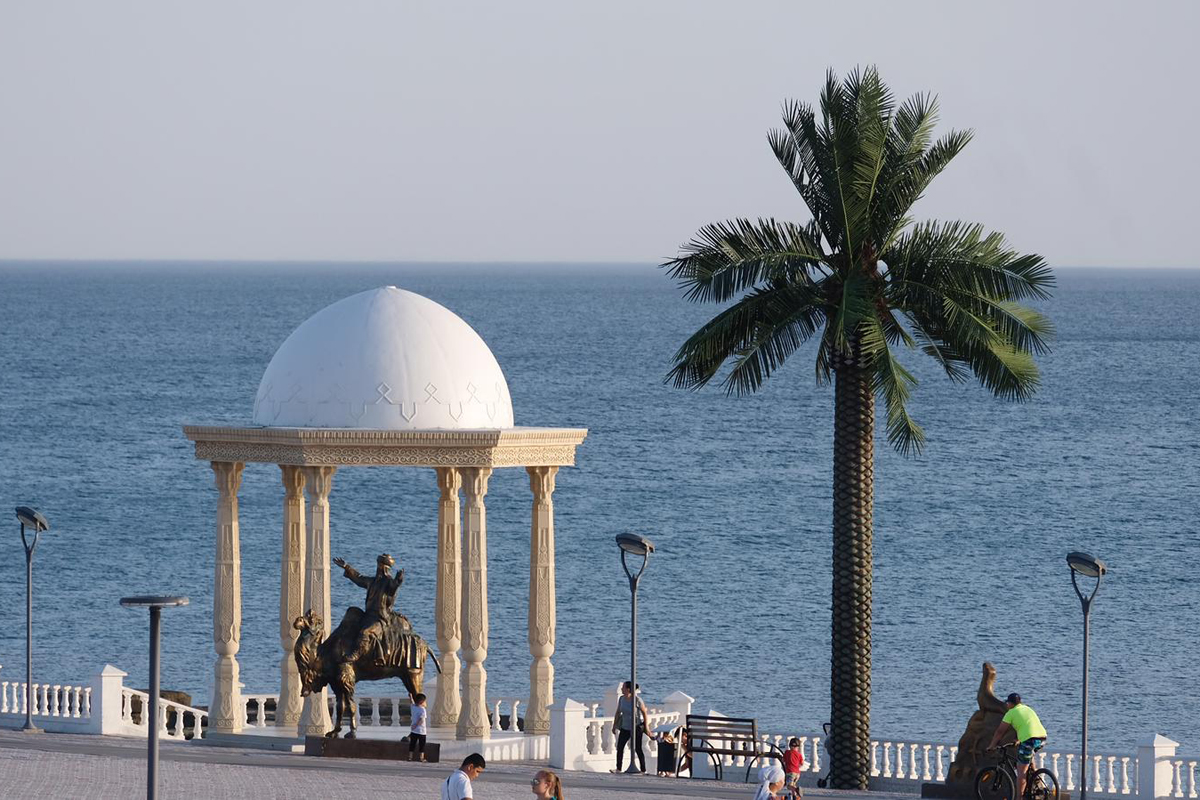 Strandpromenade in Aqtau