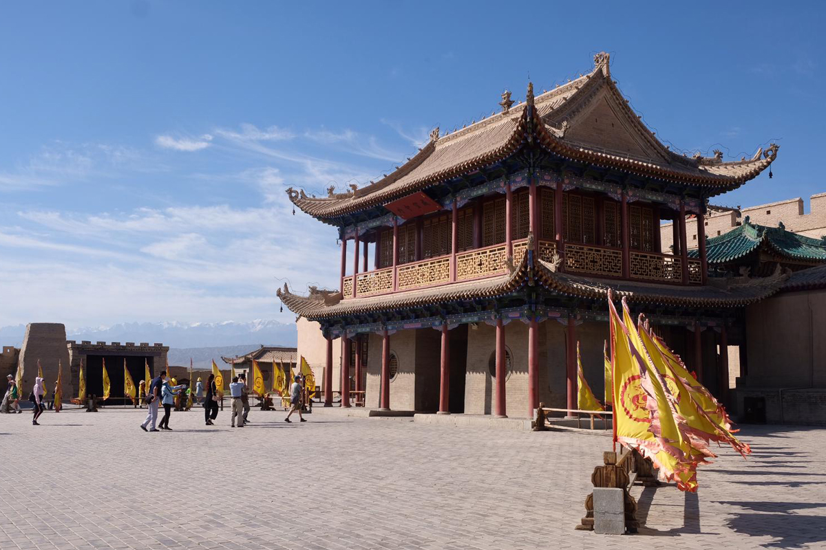 Chinesische Mauer bei Joayugan