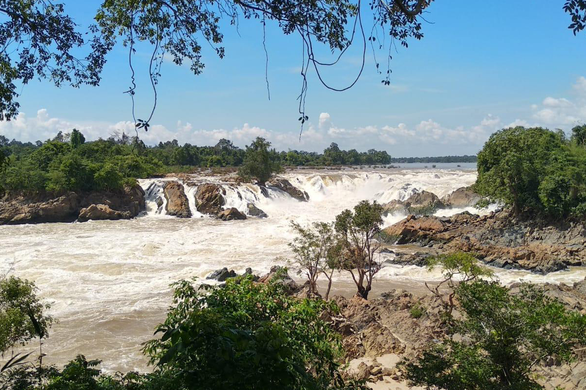 Nam Tok Khon Phapheng Wasserfall Laos